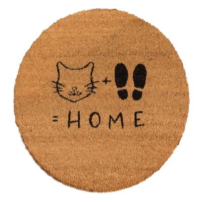 4 Cats & Dogs Convertible Entrance Mat: Round Core Refill - Cat Feet & Home