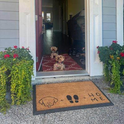 Image showing  Convertible Entrance Mat Dog Feet & Home