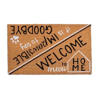 Image showing  Convertible Entrance Mat Hello & Goodbye