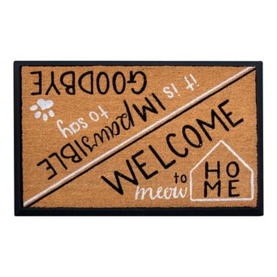 Image showing  Convertible Entrance Mat Rectangle Core Refill - Hello & Goodbye