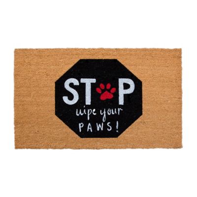 Image showing  Convertible Entrance Mat, Stop, Wipe Your Paws