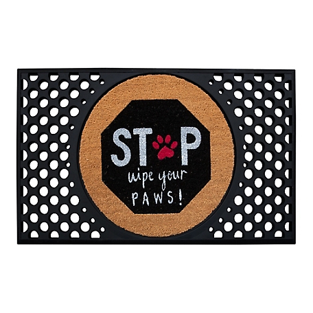 4 Cats & Dogs Convertible Entrance Mat: Stop, Wipe Your Paws