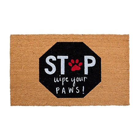 4 Cats & Dogs Convertible Entrance Mat: Rectangle Core Refill - Stop, Wipe Your Paws
