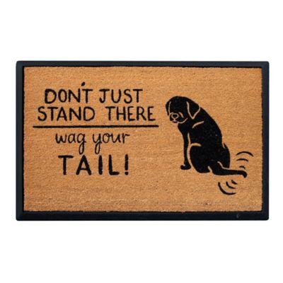 4 Cats & Dogs Convertible Entrance Mat: Wag Your Tail