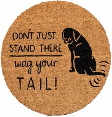4 Cats & Dogs Convertible Entrance Mat: Round Core Refill - Wag Your Tail