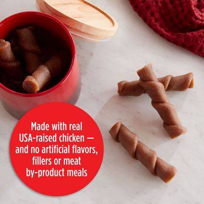 Image showing  Flavor Rolls Chicken Doodle Dandy Rawhide Free Dog Treats with Chicken, 5 ct.