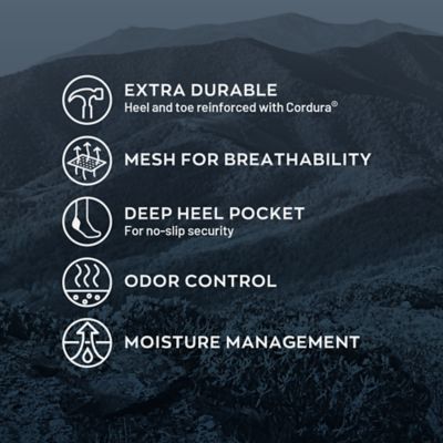 Image showing  Men's Thermal Crew Midweight Work Socks, 2 Pairs, RCM37007C2C4001