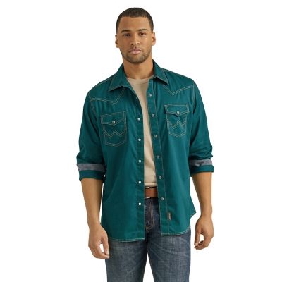 Wrangler Men's Retro Premium Western Snap Shirt