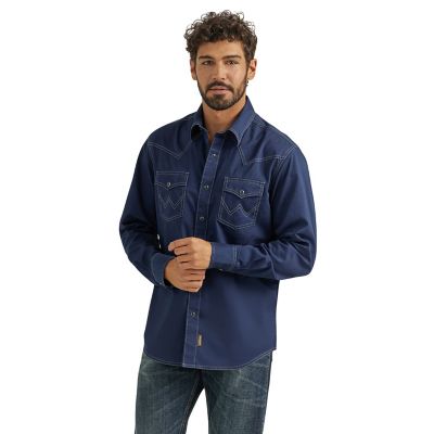 Wrangler Men's Retro Premium Western Snap Shirt