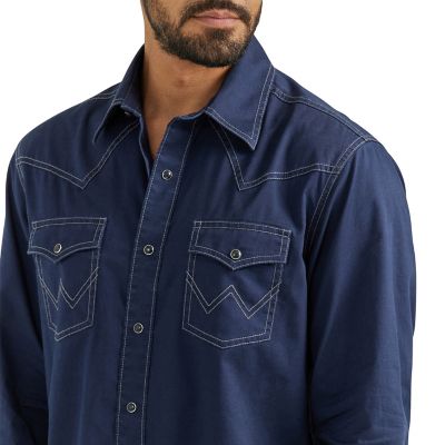 Image showing 2 th Wrangler Men's Retro Premium Western Snap Shirt