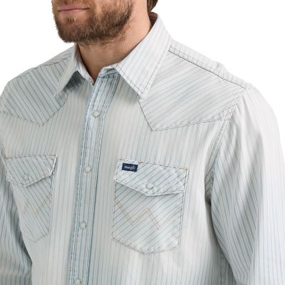 Image showing  Men's Vintage Inspired Western Snap Shirt