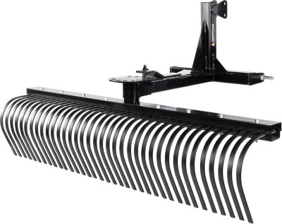 CountyLine 6 ft. Landscape Rake (Black)