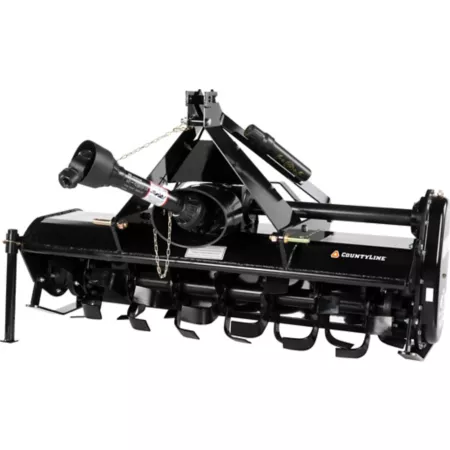 CountyLine 60 in Rotary Tiller Black Cultivators & Tillers