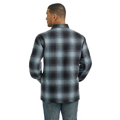Image showing  Men's Sherpa Lined Flannel Shirt Jacket