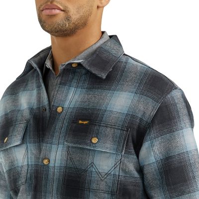 Image showing  Men's Sherpa Lined Flannel Shirt Jacket