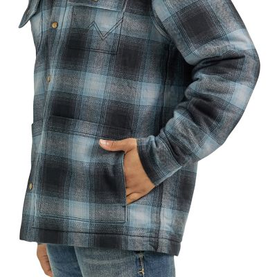 Image showing  Men's Sherpa Lined Flannel Shirt Jacket
