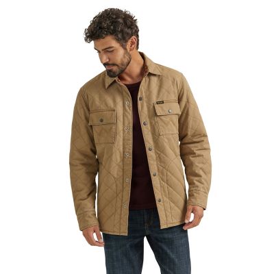 Wrangler Men's Reversible Quilted Shirt Jacket