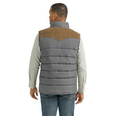 Image showing  Men's Corduroy Yoke Puffer Vest