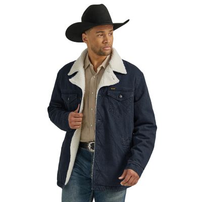 Wrangler Men's Sherpa Lined Denim Wrange Jacket