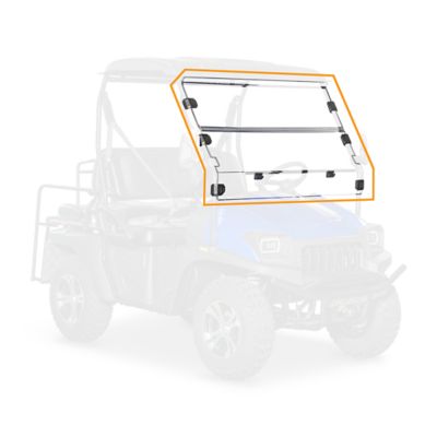 Bighorn Folding Windshield for Bighorn Homestead 200, Outrider 200, Wildcat E5