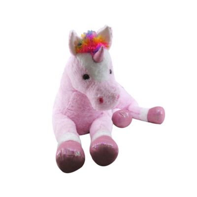 Red Shed 45 in. Pink Unicorn Plush Toy