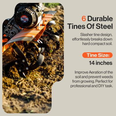 Image showing 5 th SuperHandy 2.25 ft. Rototiller TRI-GUO093