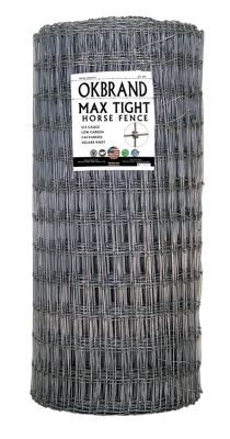 OKBRAND 100 ft. x 60 in. 12.5 Gauge Max Tight Square Knot Horse Fence