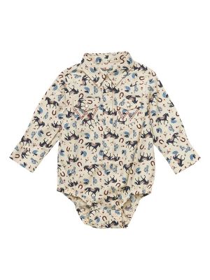 Image showing 1 th Wrangler Baby Graphic Print Onesie