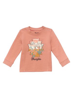 Image showing  Baby Girl's Print Long Sleeve Shirt