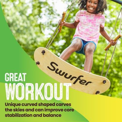 Image showing  Original Stand Up Tree Swing, Outdoor Swing for Kids, Outdoor Play, Durable, 200lbs, Ages 6 and Up
