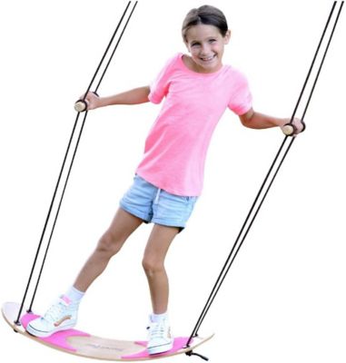 Swurfer Bamboo Stand Up Tree Swing, Outdoor Swing for Kids, Outdoor Play, Durable, 200lbs, Ages 6 & Up