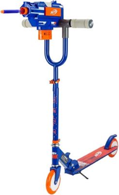 NERF Blaster Scooter for Kids - Foldable Scooter, Height Adjustable, 2 Wheel Kick Scooter, Outdoor Toy