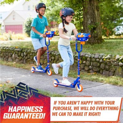 Image showing 7 th NERF Blaster Scooter for Kids - Foldable Scooter, Height Adjustable, 2 Wheel Kick Scooter, Outdoor Toy