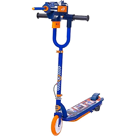 NERF Kids Electric Scooter - Kick Scooter, NERF Blaster, E Scooter for Kids, Kids Scooter, Ages 8+, Up to 185 lbs