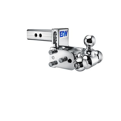 B&W Chrome Tow and Stow Class IV Tri Ball with a 3 in. Drop, TS10047C