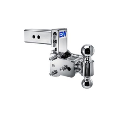 B&W Chrome Tow and Stow Class V Dual Ball with a 5 in. Drop, TS20037C
