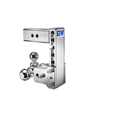 Image showing  2-1/2 in. Receiver Tow and Stow Class V Tri-Ball Hitch, 7 in. Drop, 14,500 lb. GTW Capacity