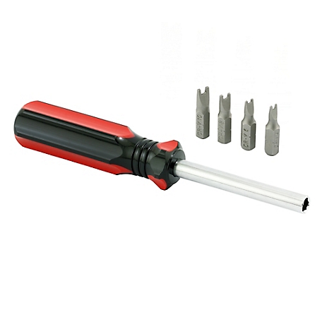 Prime-Line One Way Screw Remover and Driver Multi-Bit Tool for #4, #6, #8  and #10 One-Way Screws, (1 Set) at Tractor Supply Co.