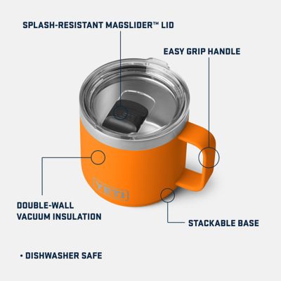 Image showing 5 th YETI 14 oz. Rambler Stackable Mug