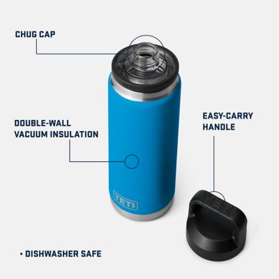 Image showing  26 oz. Rambler Water Bottle with Chug Cap