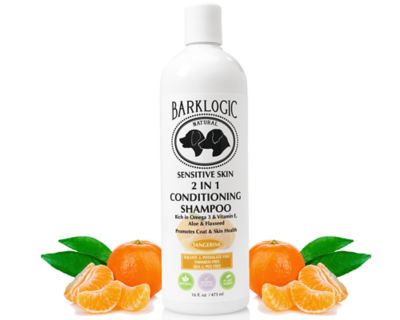 BarkLogic Sensitive Skin 2-in-1 Conditioning Shampoo - Natural Tangerine Scent