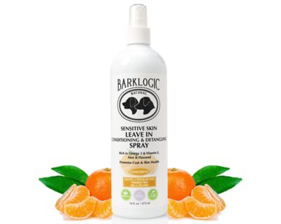 BarkLogic Sensitive Skin Leave In Conditioning & Detangling Spray - Natural Tangerine Scent