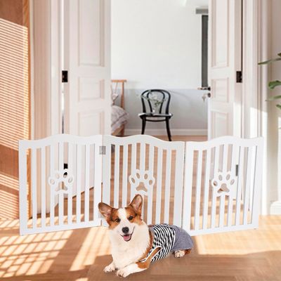 Image showing 5 th Trimate Wooden Freestanding Dog Gate for Small Dogs and Cats