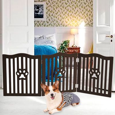 Image showing 5 th Trimate Wooden Freestanding Dog Gate for Small Dogs and Cats