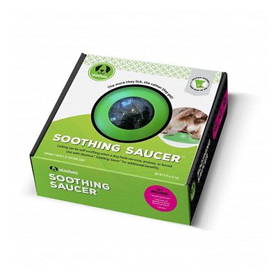 Stashios Soothing Saucer Lickable Powder Supplement Calming Kit for All Size Dogs