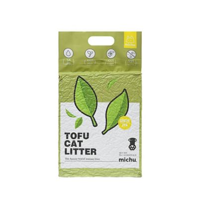 Michu Natural Clumping Tofu Cat Litter (Green Tea), 5.5 lb.