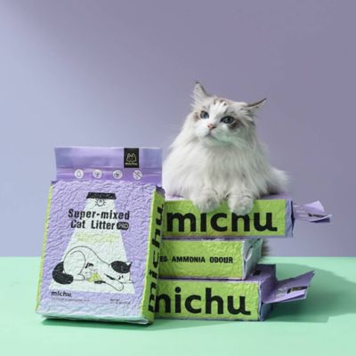 Image showing  Mixed Tofu Cat Litter - 5.5 lb.