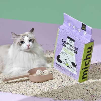 Image showing 7 th Michu Mixed Tofu Cat Litter - 5.5 lb.