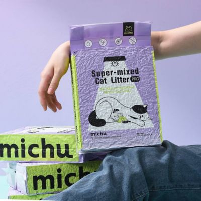 Image showing 9 th Michu Mixed Tofu Cat Litter - 5.5 lb.