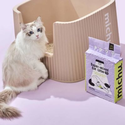 Image showing 12 th Michu Mixed Tofu Cat Litter - 5.5 lb.
